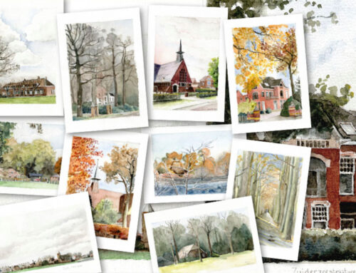 Aquarellen van Melle